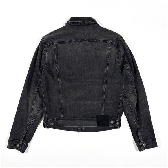 TOM FORD Icon Denim Trucker Jacket Faded Grey Size M - Picture 4 of 16